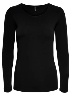 naisten trikoopaita, OLNLIVE LOVE LIFE LS TOP>Only New