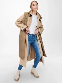 trenssi, ONLCHLOE TRENCHCOAT DOUBLE B. OTW><noscript><img width=