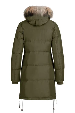 Naisten Untuvatakki, Long Bear Down Jacket Armeijanvihreä>Parajumpers Outlet