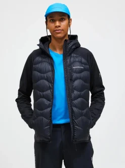 miesten takki M HELIUM DOWN HYBRID HOOD JACKET,>Peak Performance Best