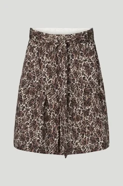 naisten hame, LANORA SKIRT Ruskea Kuosi><noscript><img width=