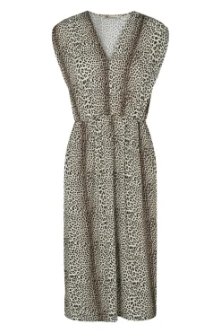 naisten mekko, HADI DRESS Ruskea Kuosi>Philosophy Blues Original Outlet