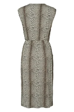 naisten mekko, HADI DRESS Ruskea Kuosi>Philosophy Blues Original Outlet