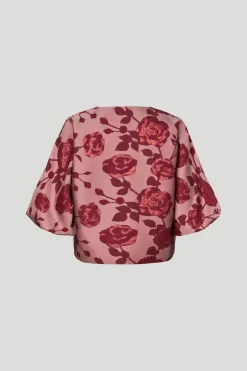 naisten bleiseri Maison Jacket, punainen kuosi>Philosophy Blues Original Discount