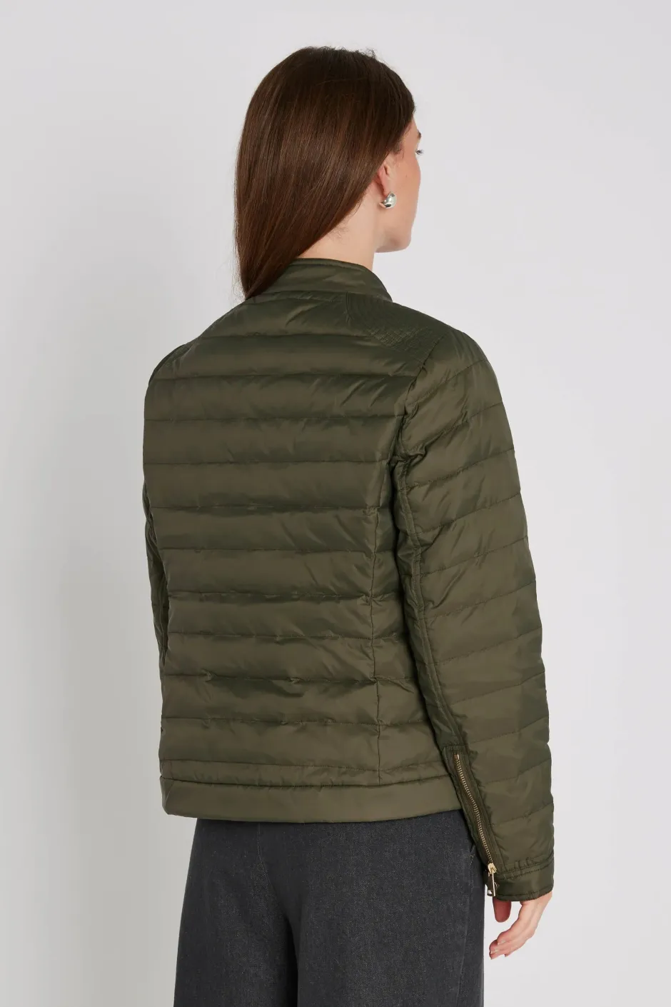 naisten takki, PUFFY LUCY DOWN JACKET Armeijanvihreä>Philosophy Blues Original Hot