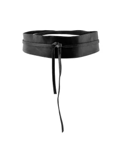 Nahkavyö PCVIBS LEATHER TIE WAIST BELT NOOS>Pieces Discount