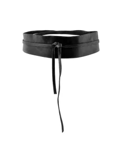 Nahkavyö PCVIBS LEATHER TIE WAIST BELT NOOS>Pieces Discount