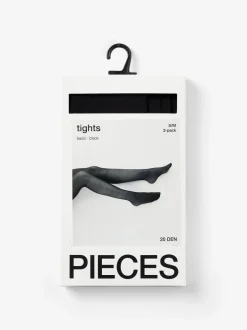 Naisten Sukkahousut NIKOLINE 20 DEN 2PACK TIGHTS Musta>Pieces