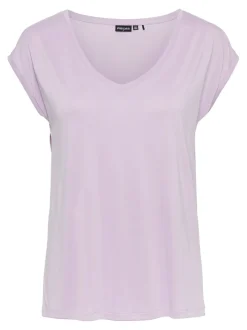 , Naisten T-paita, Pckamala Tee Noos Bc Liila>Pieces