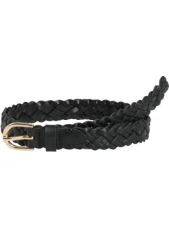 yvö, PCAVERY LEATHER BRAIDED SLIM BELT>Pieces Clearance