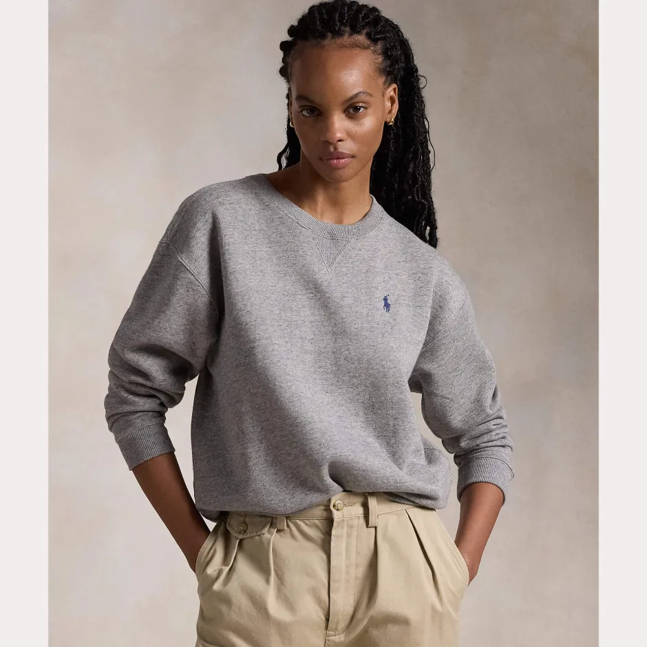 colege, LS SWETAHIRT Vaaleanharmaa>Polo Ralph Lauren Clearance