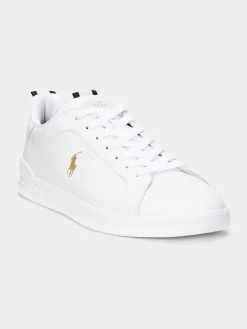 kengät, HRT CT II SNEAKERS LOW WHITE GOLD>Polo Ralph Lauren Best