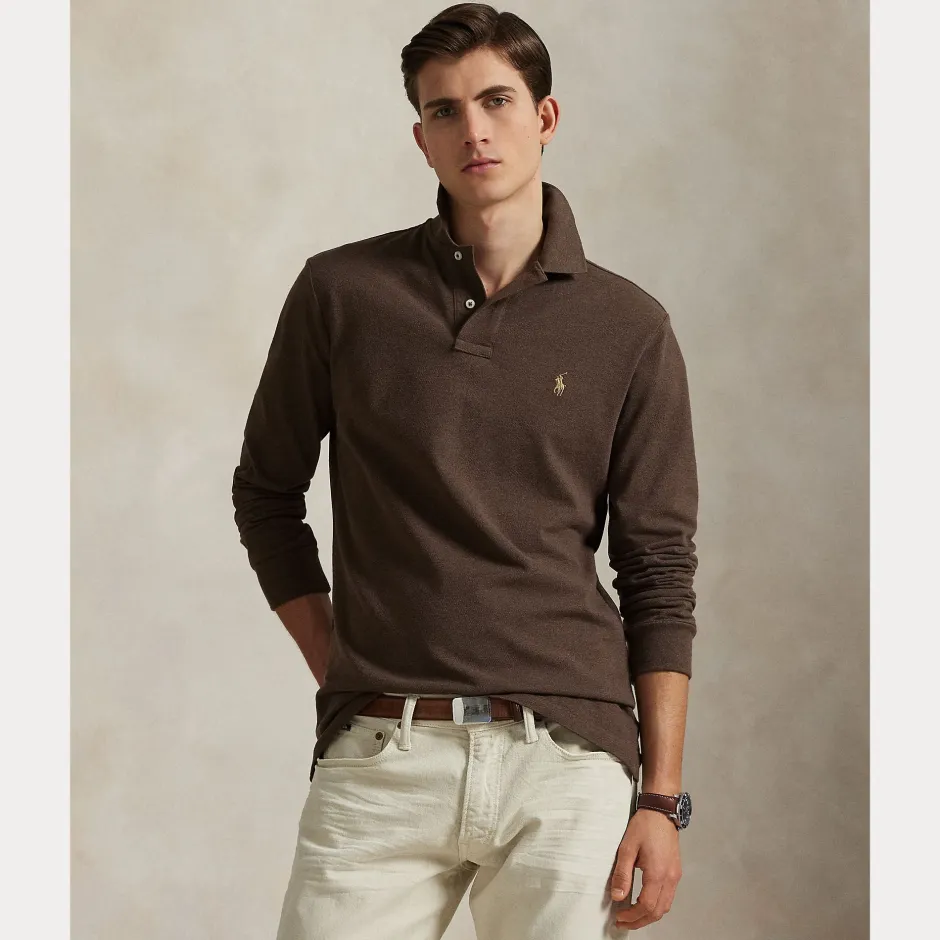 Miehet Neulepusero Long Sleeve Knit,>Polo Ralph Lauren Outlet