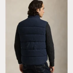 Miesten liivi Houndstooth Print Estate Rib, sininen><noscript><img width=