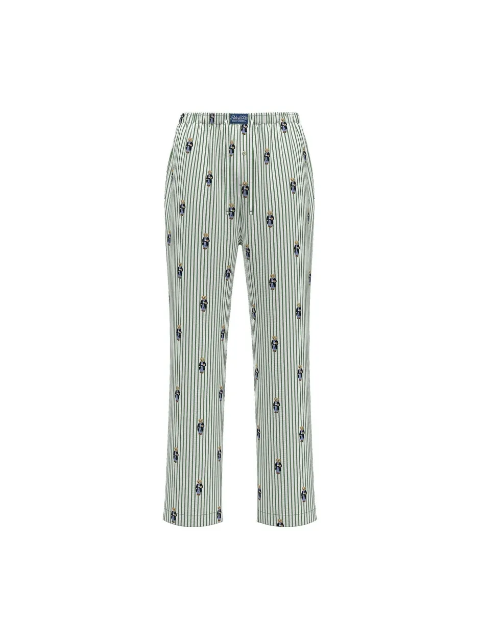 miesten pyjamahousut Polo Bear Striped Cotton Pajama Pant,>Polo Ralph Lauren Best