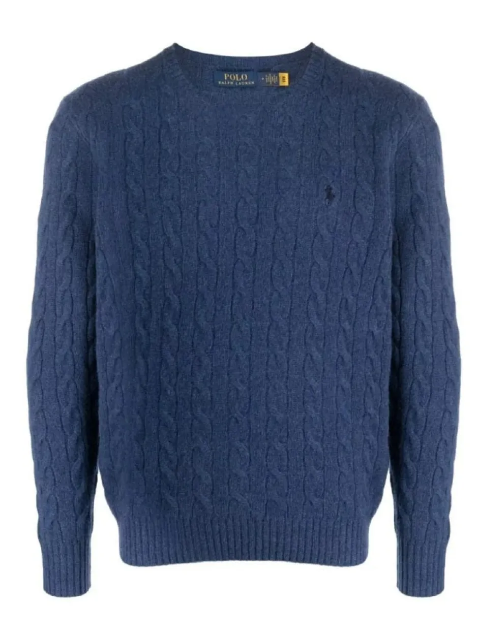 miesten neulepusero LSCABLECNPP LONG SLEEVE PULLOVER,>Polo Ralph Lauren Hot
