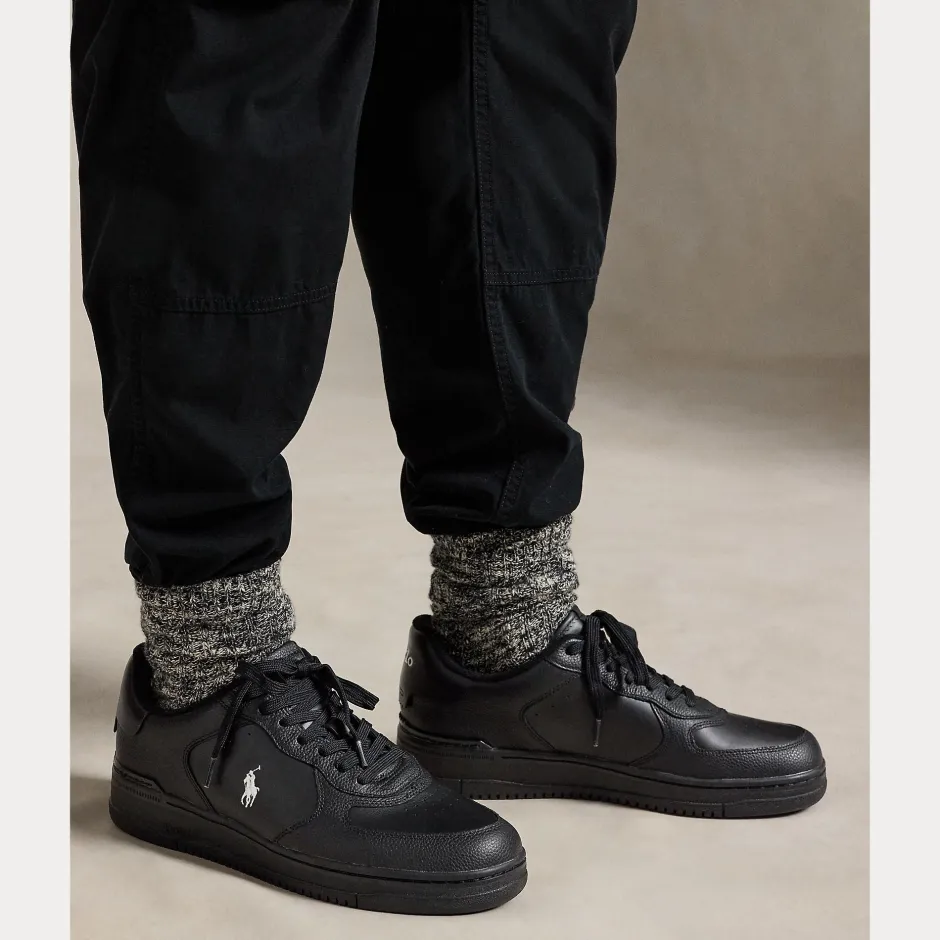 Miesten Kengät, MASTERS CRT-SNEAKERS-LOW TOP LACE NAVY WHITE>Polo Ralph Lauren Best