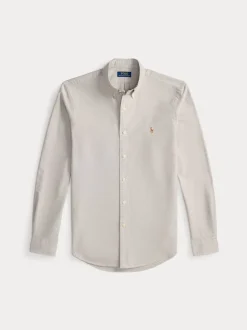 miesten kauluspaita Long Sleeve Sport Shirt,>Polo Ralph Lauren Hot