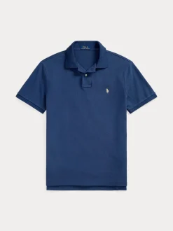 miesten pikeepaita, POLO PIKEE CUSTOM SLIM Indigo>Polo Ralph Lauren Sale