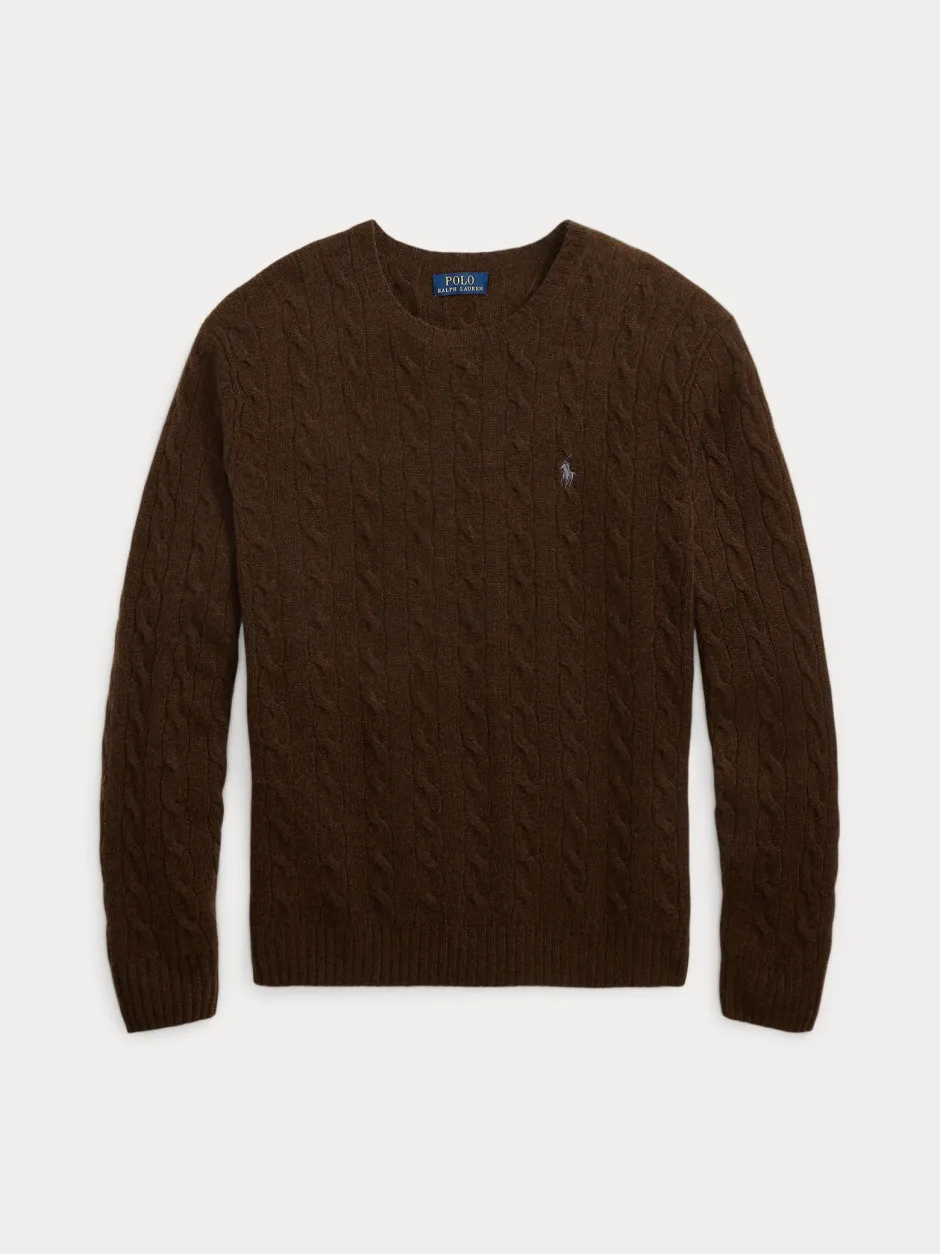miesten neulepusero LSCABLECNPP LONG SLEEVE PULLOVER,>Polo Ralph Lauren Online