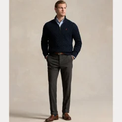 miesten neulepusero Cotton Cable LS Driver Half Zip Pullover,><noscript><img width=