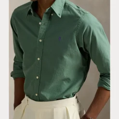 miesten kauluspaita, SLIM FIT GARMEND WASHED OXFORD SHIRT><noscript><img width=