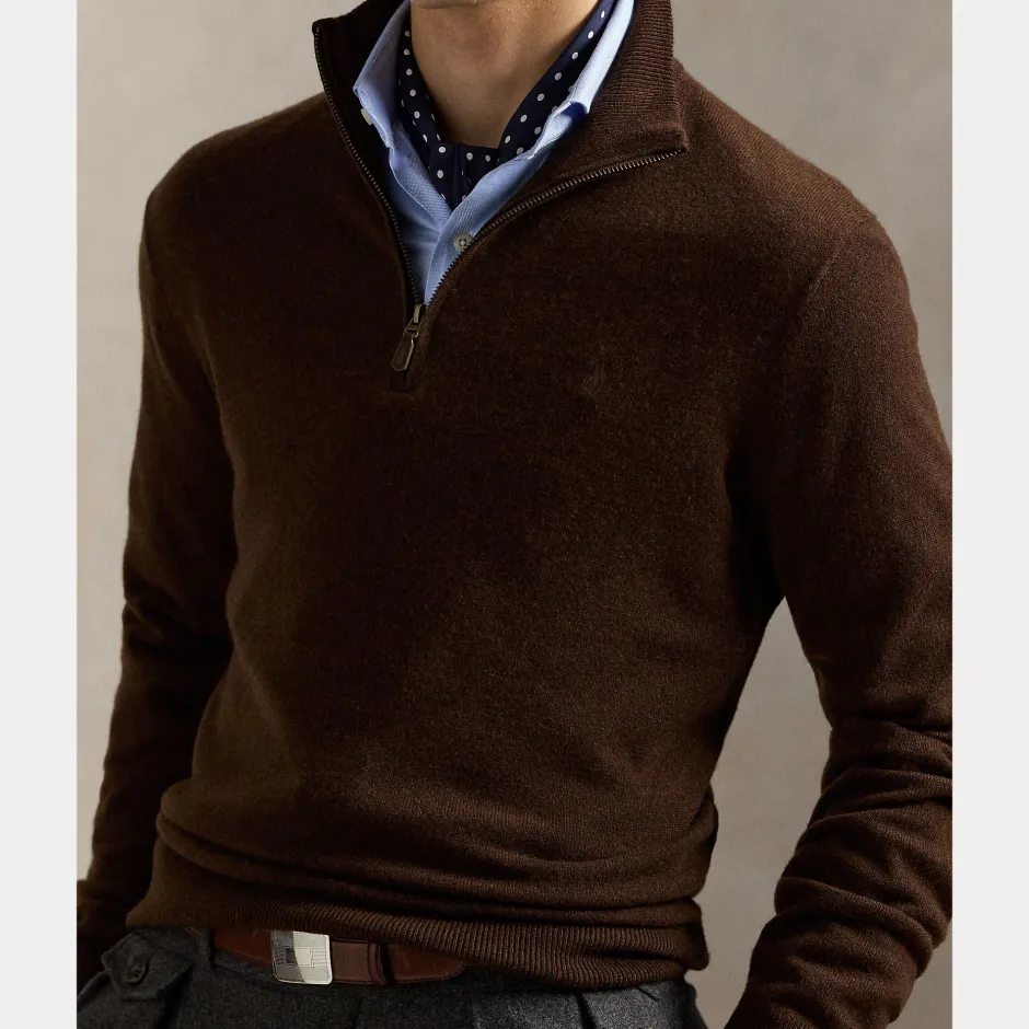 Miesten Neulepusero LS HZ PP-LONG SLEEVE-PULLOVER,>Polo Ralph Lauren Discount