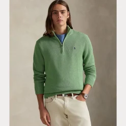 miesten neulepaita Cotton Hlaf Zip Pullover,>Polo Ralph Lauren