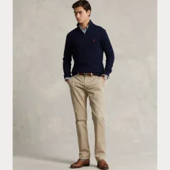 miesten neule, COTTON HALF ZIP PULLOVER><noscript><img width=