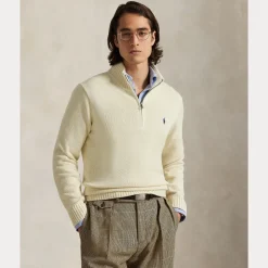 miesten neule, COTTON HALF ZIP PULLOVER>Polo Ralph Lauren Discount