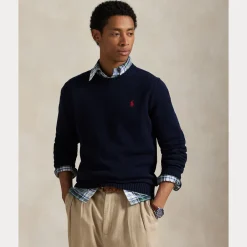 Miesten Neulepusero EMBROIDERED LOGO KNITTED JUMPER,>Polo Ralph Lauren