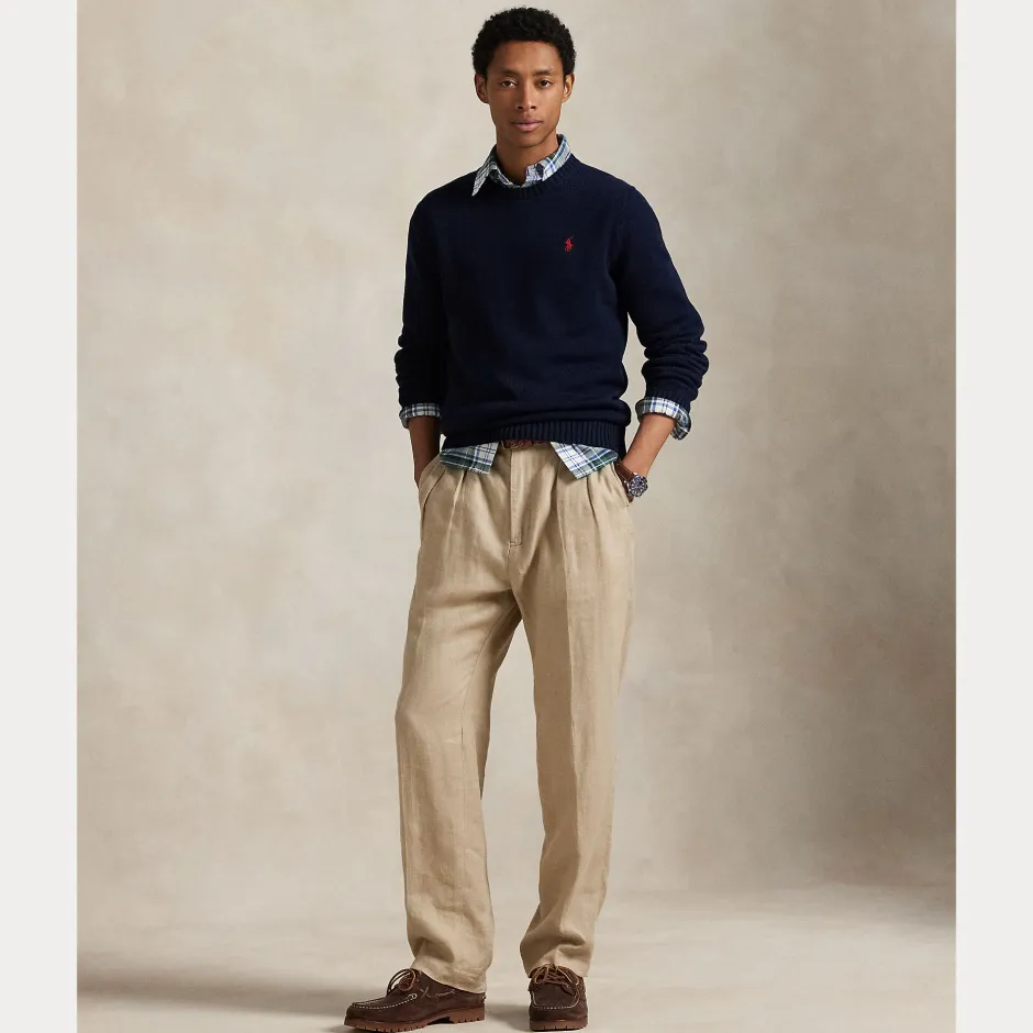 Miesten Neulepusero EMBROIDERED LOGO KNITTED JUMPER,>Polo Ralph Lauren