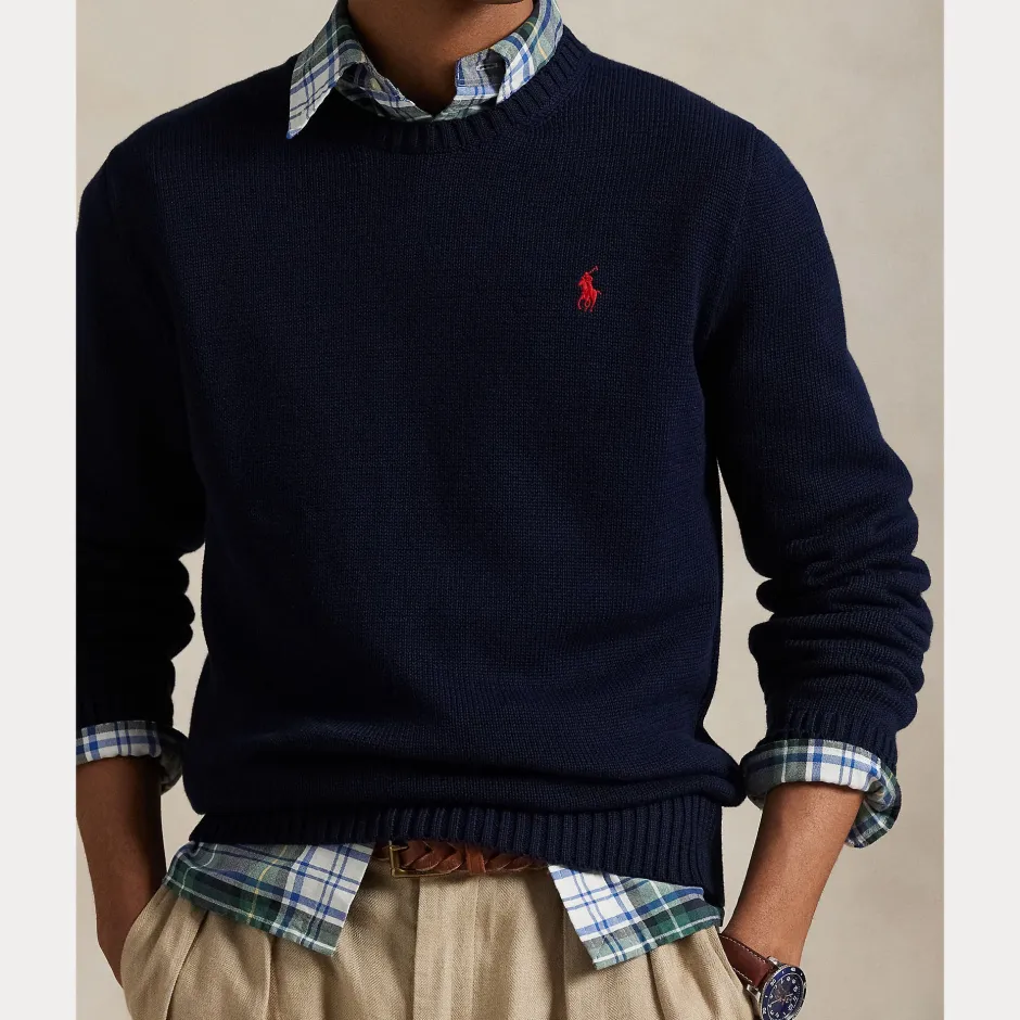Miesten Neulepusero EMBROIDERED LOGO KNITTED JUMPER,>Polo Ralph Lauren