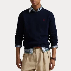 Miesten Neulepusero EMBROIDERED LOGO KNITTED JUMPER,><noscript><img width=