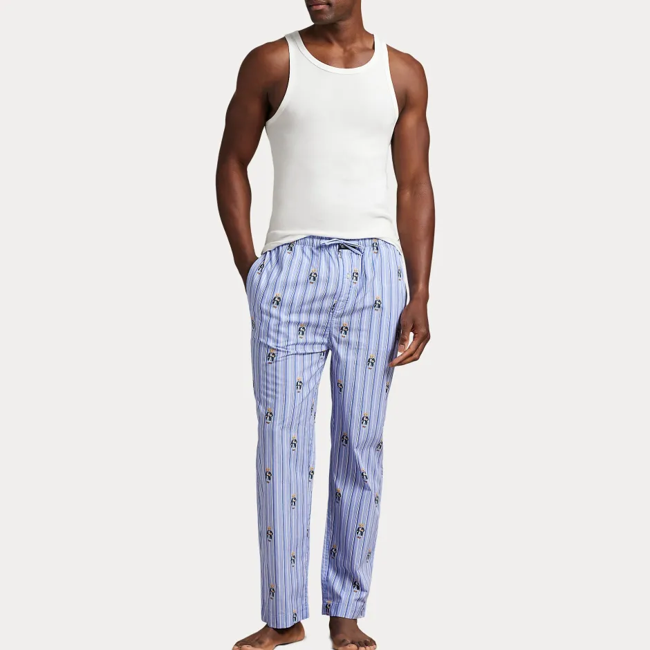 miesten pyjamahousut K PJ Pant Sleep Bottom,>Polo Ralph Lauren Clearance