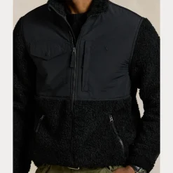 miesten teddytakki Long Sleeve Full Zip,><noscript><img width=