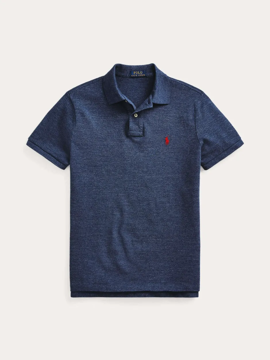 miesten pikeepaita, THE ICONIC MESH POLO Indigo>Polo Ralph Lauren Hot