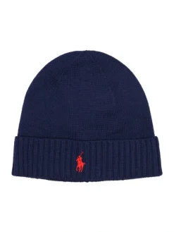 Miesten Pipo, SIGNATURE PONY WOOL BEANIE>Polo Ralph Lauren Discount