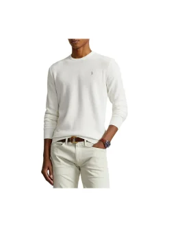 miesten pusero, TEXTURED COTTON CREWNECK SWEATER>Polo Ralph Lauren Best