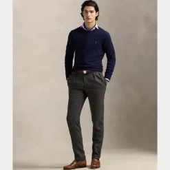 miesten neulepusero, LONG SLEEVE PULLOVER CREW WOOL><noscript><img width=