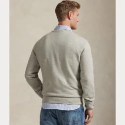 miesten collegepaidat Polo Bear Fleece Sweatshirt, vaaleanharmaa><noscript><img width=