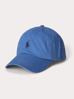 miesten lippis, COTTON CHINO BALL CAP Indigo>Polo Ralph Lauren Outlet