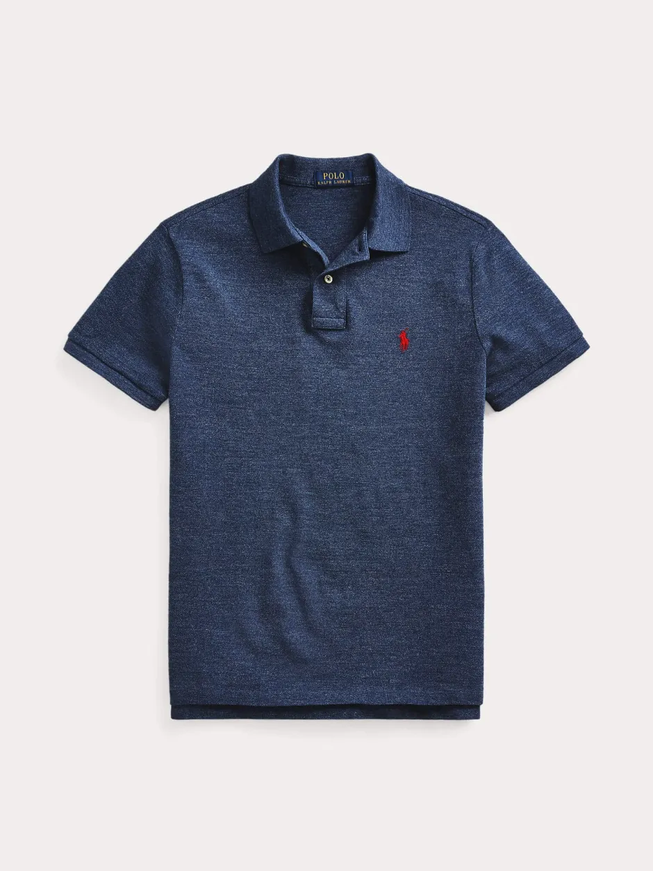 miesten pikeepaita, POLO PIKEE CUSTOM SLIM Indigo>Polo Ralph Lauren Online