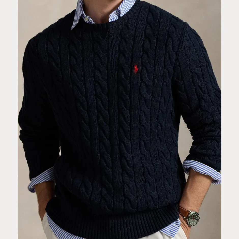 miesten neule, LS DRIVE LONG SLEEVE PULLOVER>Polo Ralph Lauren New