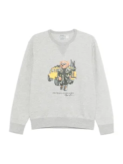miesten collegepaita, LONG SLEEVE-SWEATSHIRT BEAR>Polo Ralph Lauren Outlet