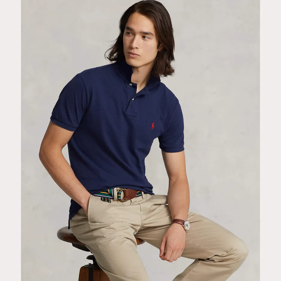 miesten pikeepaita, THE ICONIC MESH POLO SHIRT>Polo Ralph Lauren Discount