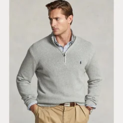 miesten neulepaita Cotton Hlaf Zip Pullover,>Polo Ralph Lauren Best