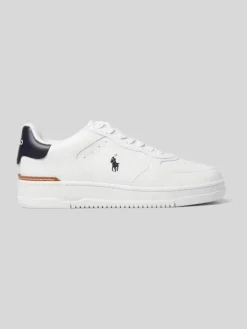 Miesten Kengät, MASTERS CRT-SNEAKERS-LOW TOP LACE NAVY WHITE>Polo Ralph Lauren Outlet
