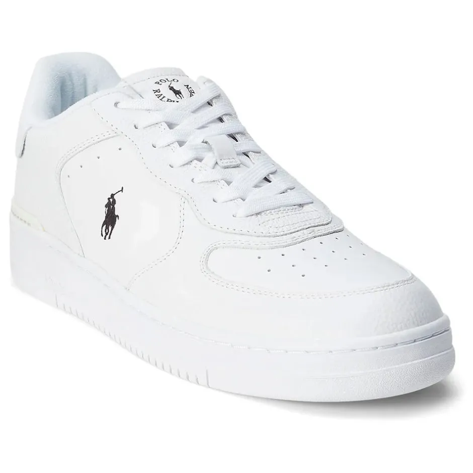 Miesten Kengät, MASTERS CRT-SNEAKERS-LOW TOP LACE NAVY WHITE>Polo Ralph Lauren Outlet