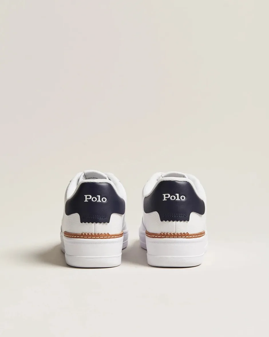 Miesten Kengät, MASTERS CRT-SNEAKERS-LOW TOP LACE NAVY WHITE>Polo Ralph Lauren Outlet